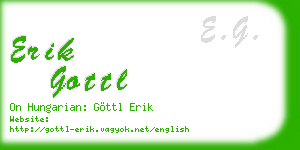 erik gottl business card