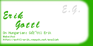 erik gottl business card